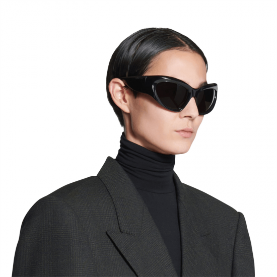 Balenciaga BB0228S Wrap D-Frame Sunglasses