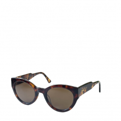 Bottega Veneta BV1037 Classic Acetate Round Sunglasses