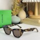 Bottega Veneta BV1101S Angle Cat-Eye Sunglasses