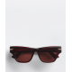 Bottega Veneta BV1122S Mitre Acetate Cat Eye Sunglasses