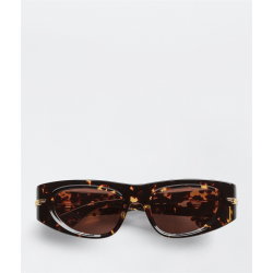 Bottega Veneta BV1144S Classic Acetate Oval Sunglasses