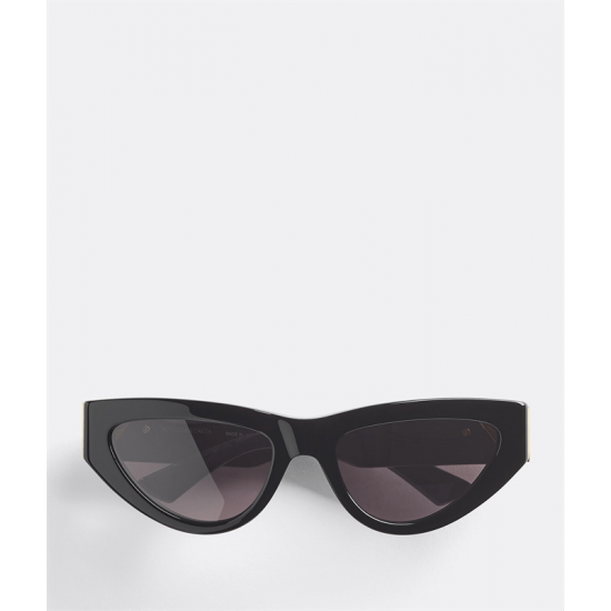 Bottega Veneta BV1176S Angle Acetate Cat-Eye Sunglasses