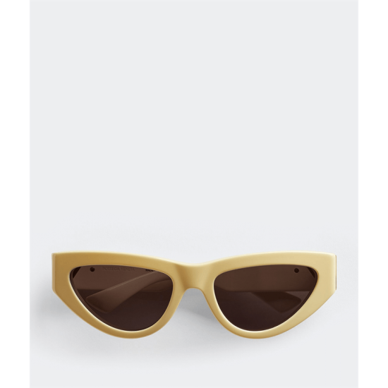 Bottega Veneta BV1176S Angle Acetate Cat-Eye Sunglasses