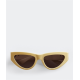 Bottega Veneta BV1176S Angle Acetate Cat-Eye Sunglasses