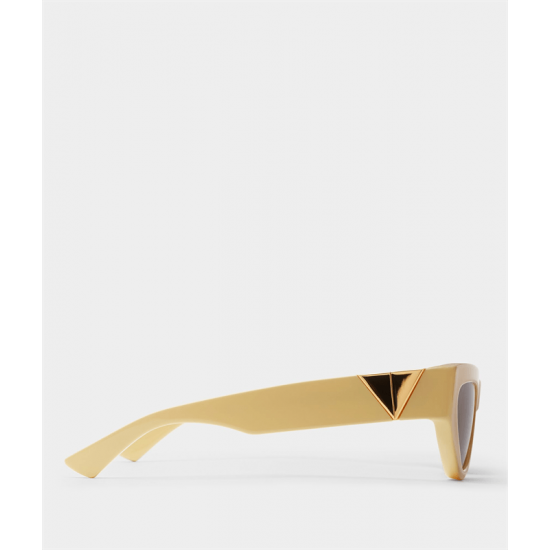 Bottega Veneta BV1176S Angle Acetate Cat-Eye Sunglasses