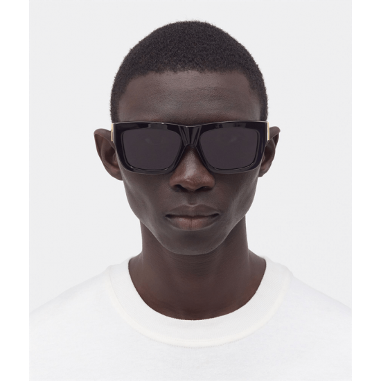 Bottega Veneta BV1178S Angle Acetate Square Sunglasses