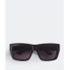 Bottega Veneta BV1178S Angle Acetate Square Sunglasses