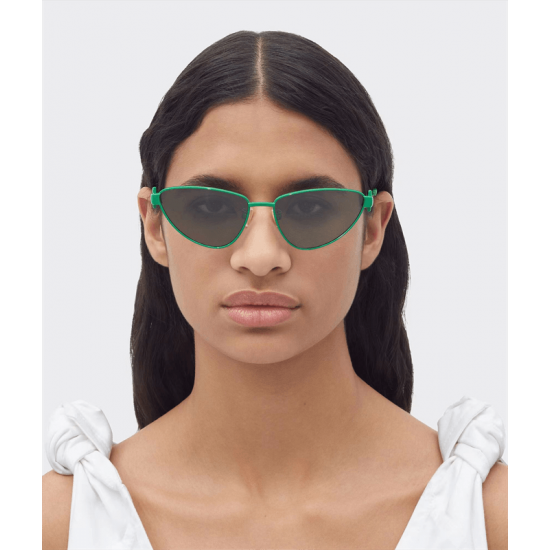 Bottega Veneta BV1186 Turn Cat-Eye Sunglasses