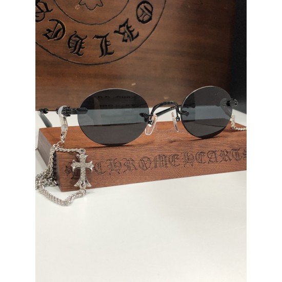 Chrome Hearts Pills III Rimless Sunglasses