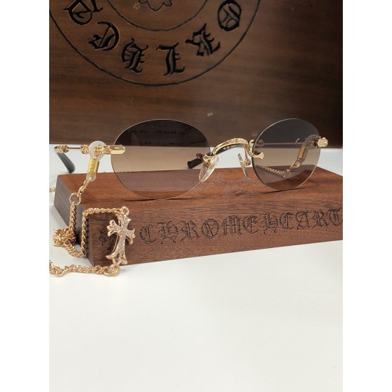 Chrome Hearts Pills III Rimless Sunglasses