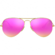 Matte Gold/Polarized Brown Mirror Fuchsia 