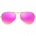 Matte Gold/Polarized Brown Mirror Fuchsia