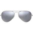 Matte Silver/Polarized Dark Grey Mirror 