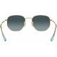 Ray-Ban RB3548n Hexagonal Flat Lens Sunglasses